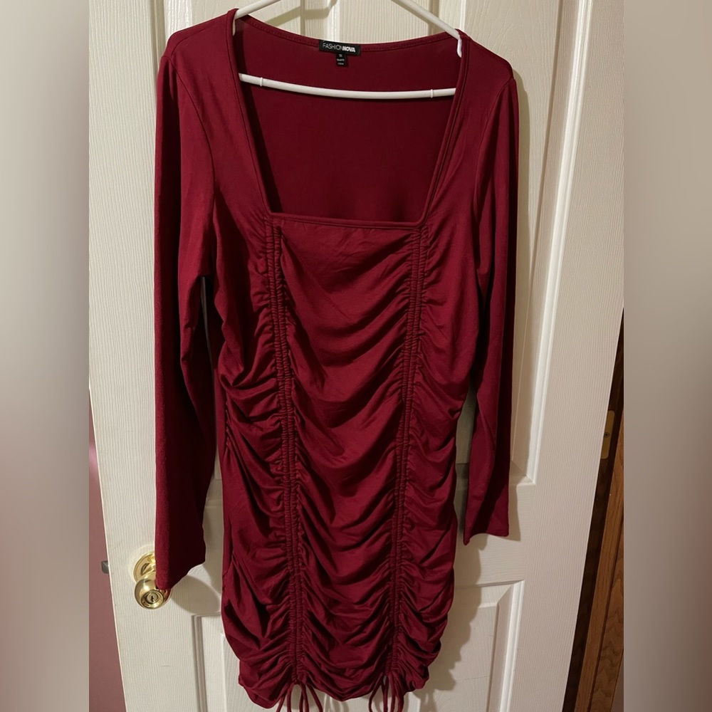 Fashion Nova red dress